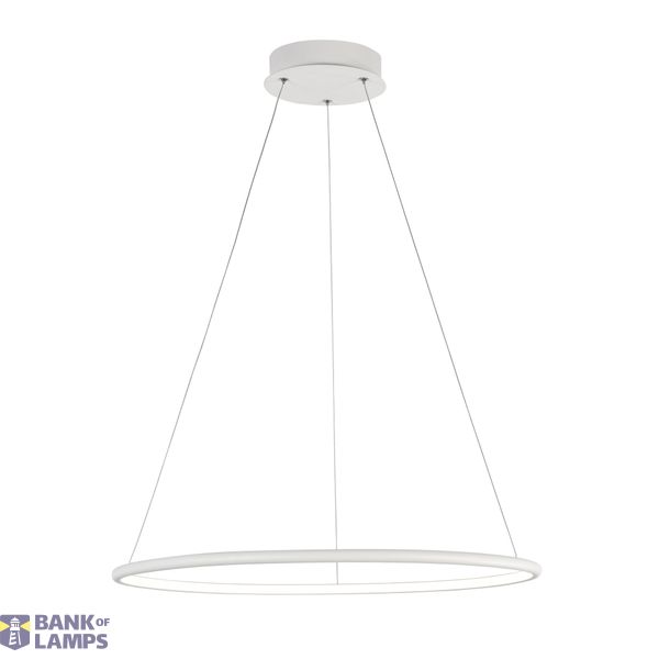 Modern Nola Pendant Lamp White image 2