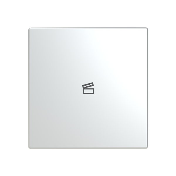 free@home Cover plate with legend with Symbol scene - Pure Stainless Steel image 1