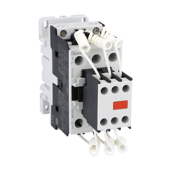Contactor for power factor correction with AC control circuit, including limiting resistors, maximum IEC operational power 400V = 30kvar, coil 48VAC 60Hz image 1