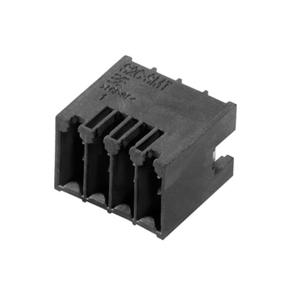 PCB plug-in connector, male header, closed side, THT/THR solder connection, 3.50 mm, Number of poles: 18, 90°, Solder pin length (l): 3.2 mm, tinned, black, Tape image 1