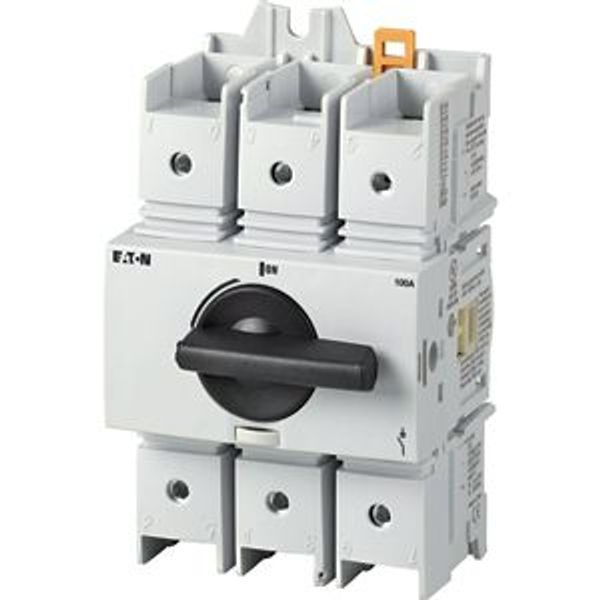 Switch-disconnector, R9, UL98, 30 A, service distribution board mounting, 3 pole, With black rotary handle image 4