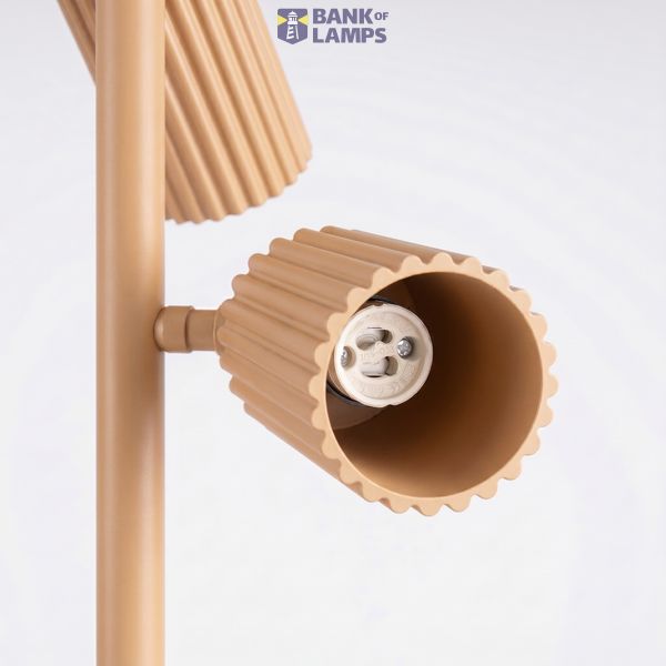 Floor lamp KARBON 3 golden image 10