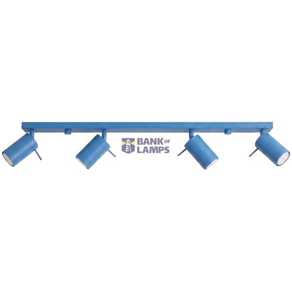 Ceiling lamp RING 4L azure image 2
