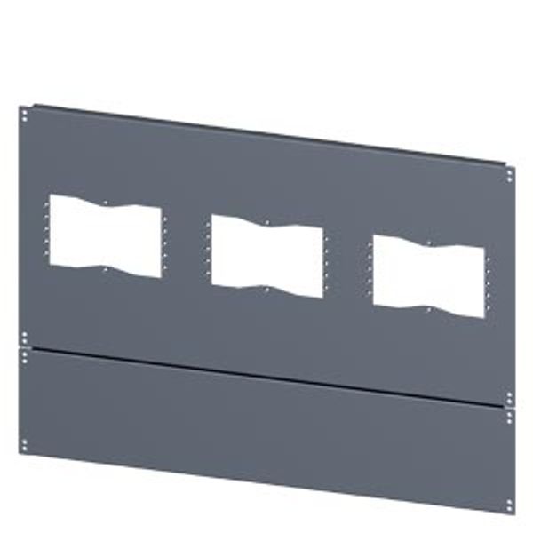 SIVACON, floor, with cut-outs for flanges, IPXX, D: 800 mm, W: 1000 mm image 1