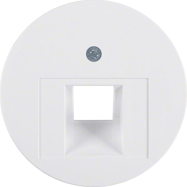 Centre plate for FCC soc. out., R.1/R.3/R.classic, p. white glossy image 1
