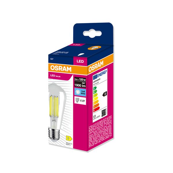 VALEDIS120 13W/840 230V FIL E27 FS1OSRAM image 2