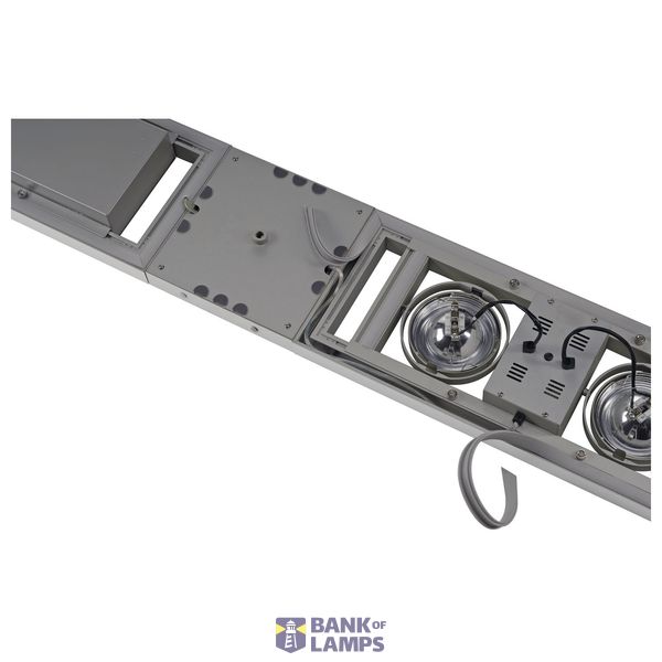 AIXLIGHT PENDANT SYSTEM BASIC FRAME 1, silver-grey, 110cm image 3