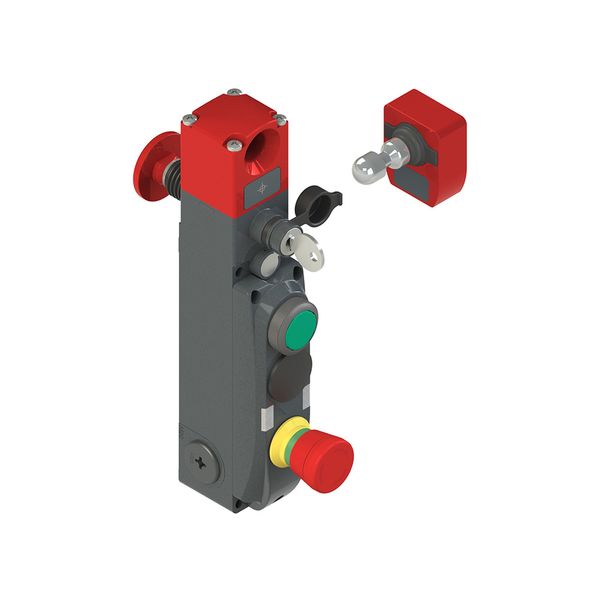 NG series safety switch with lock and integrated control devices, with actuator image 1