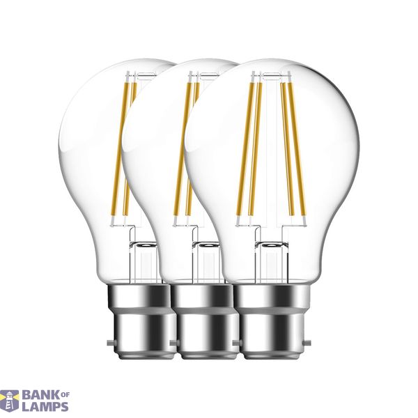 Light Bulb Clear B22 | 3-pack | A60 | 4000 Kelvin | 860 Lumen image 1
