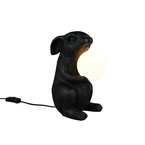 Rabbit table lamp G9 black image 1