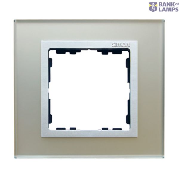 Single frame, glass, Silver / Aluminum image 1