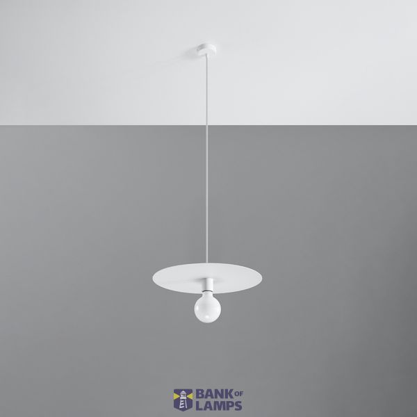 FLAVIO HANGING LAMP WHITE E27 1X60W IP20 image 3