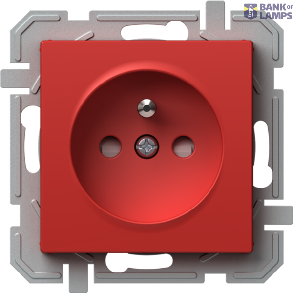 SOCKET FRENCH 2P+E 16A 250V~ RD XO 4417076 image 1