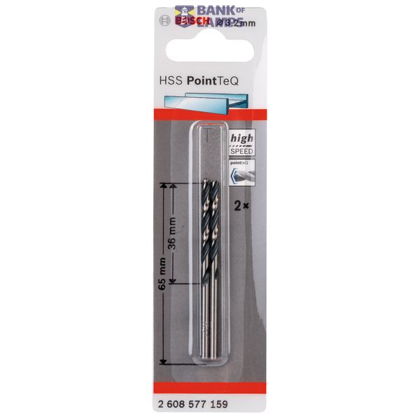 HSS Twist Drill Bit PointTeQ 3.2mm 2 pcs. image 2