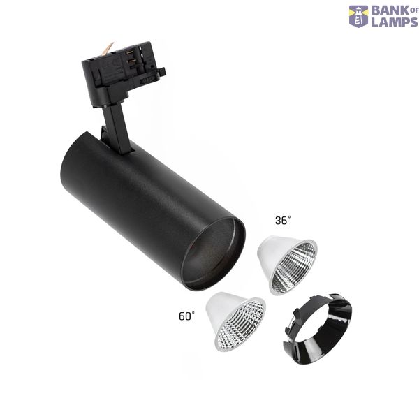 ANDROMEDA COB LED 25W NW 3F black (3 phases) 36deg 60deg image 38