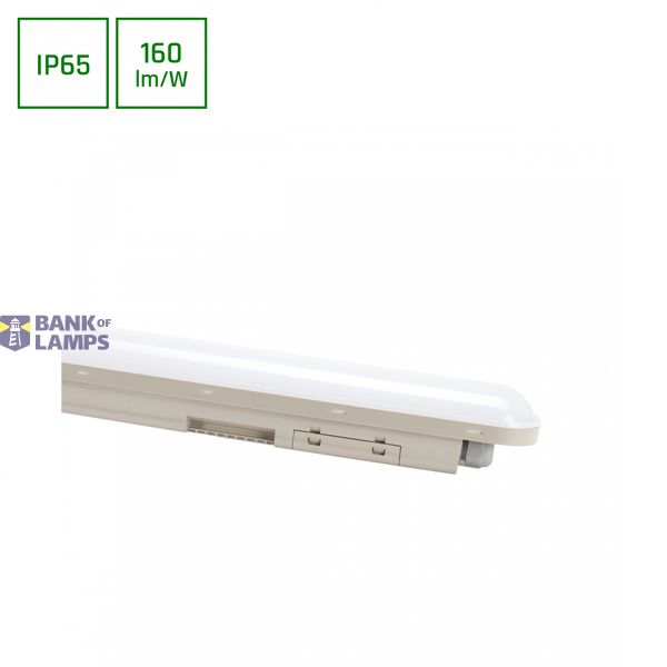 LIMEA CONNECT HERMETIC   600MM 25W NW 230V 120DEG IP65 IK08  GREY 3Y WARRANTY image 1