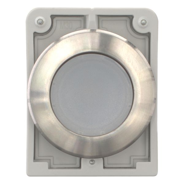 M30I-FDL-W Illuminated pushbutton actuator, RMQ-Titan, flat, momentary, White, blank, Front ring stainless steel image 10