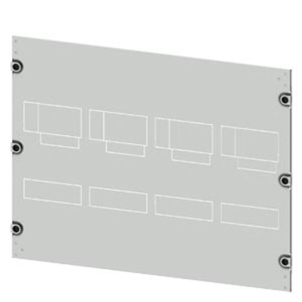 Masking frame 3VA20 (100 A), 3VA21 (160 A), 3VA22 (250 A), 4-pole, fixed-mounted, drive: direct, image 1