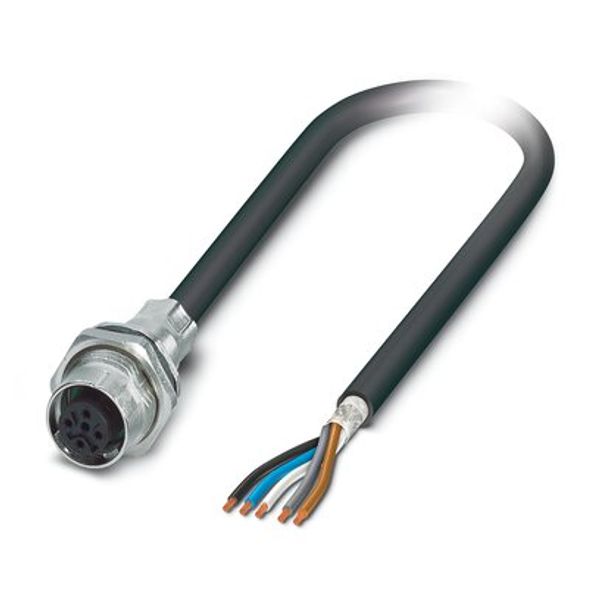 SACCBP-FS-5CON-M16/1,0-PUR SCO - Device connector, rear mounting image 1