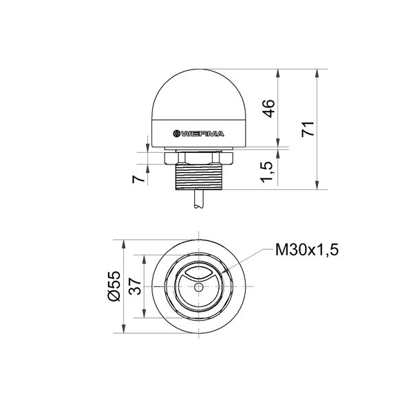 MC55 RGY M12-plug 24VDC image 3