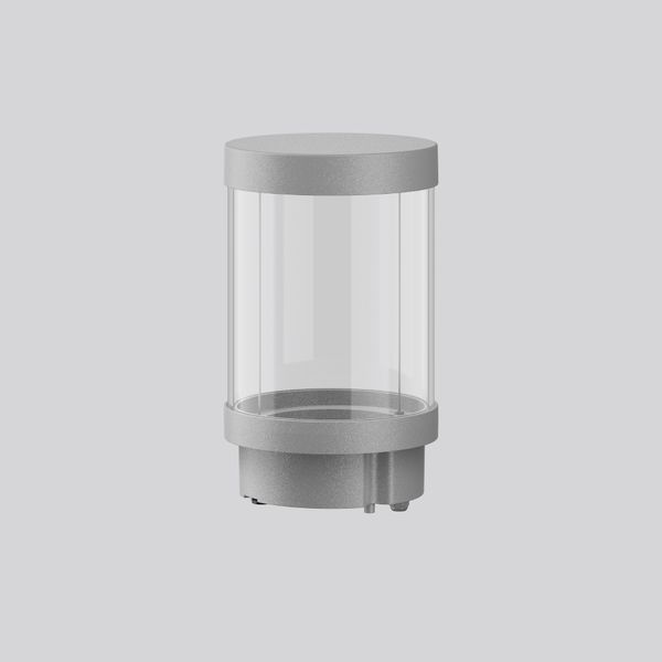 LUPALO POLLER, 36 W, 3700 lm, 740, silver, DALI Bollards, D 187 H 243 image 2