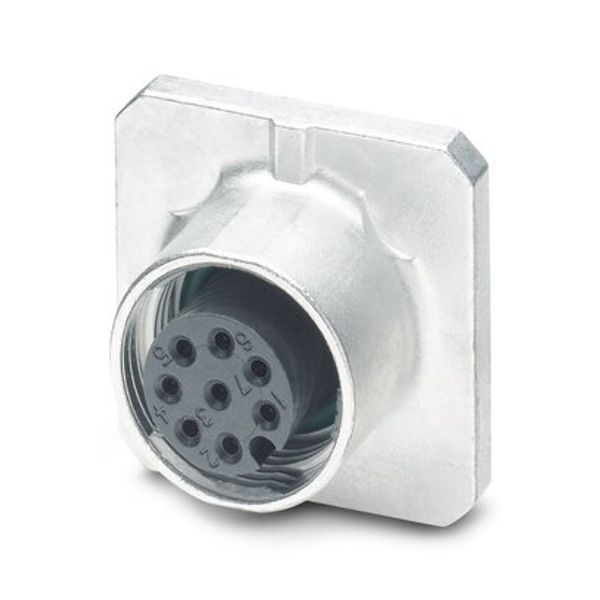 SACC-SQ-M12FS-8CON-20-L180 - Device connector front mounting image 1