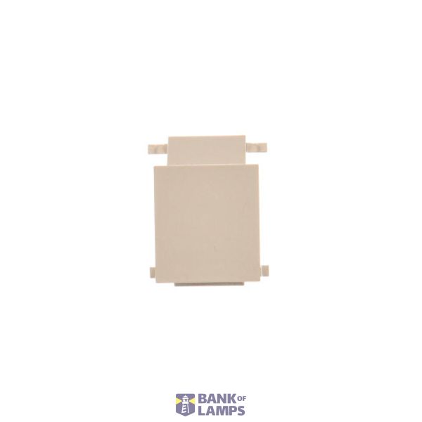 Blind for computer and telephone socket; cream image 1