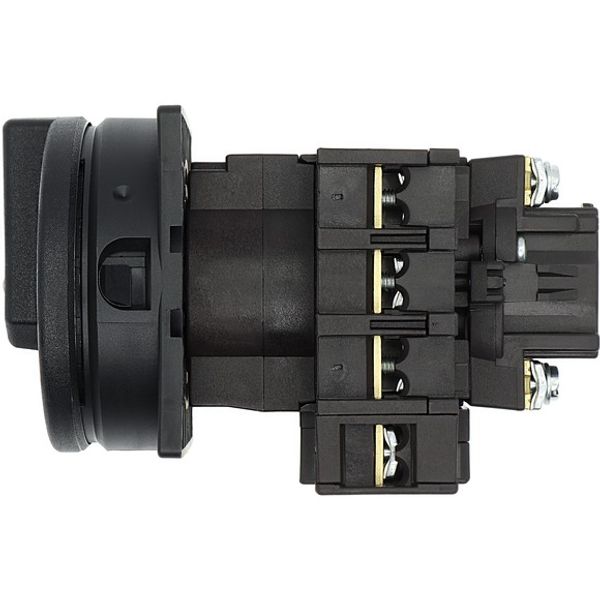 P1-25/EA/SVB-SW/N Main switch, P1, 25 A, flush mounting, 3 pole + N, STOP function, With black rotary handle and locking ring, Lockable in the 0 (Off) position image 3