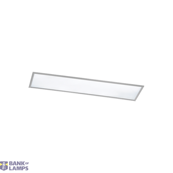 WiZ Griffin LED ceiling lamp 110x30 cm brushed steel RGBW image 1