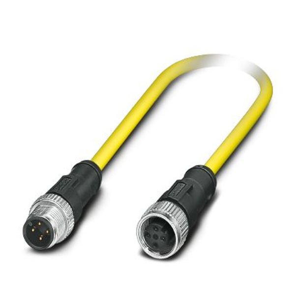 SAC-4P-M12MS/ 0,5-542/M12FS BK - Sensor/actuator cable image 3