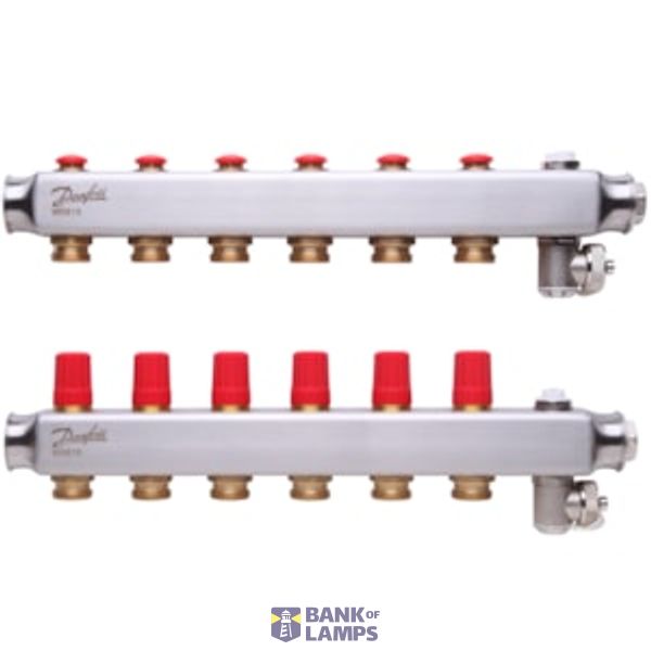 Manifold SSM, STAINLESS STEEL, Number of heating manifold connections [loops] [Max]: 6, 10 bar image 1