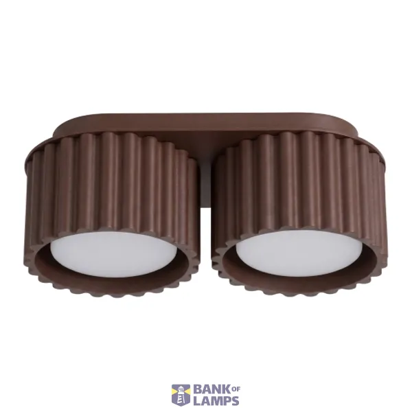 Ceiling lamp AURA 2 brown Gx53 image 1