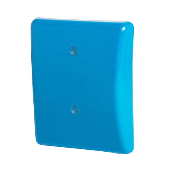 Blue mushroom button for palm switch image 1