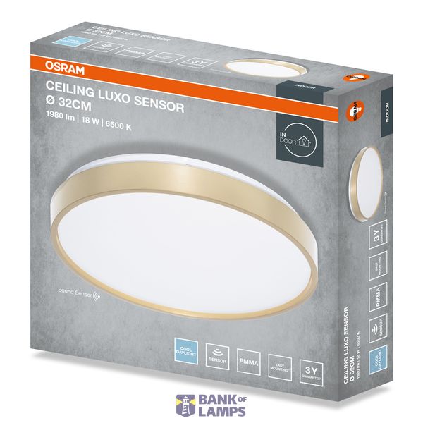 CEILING LUXO SEN 18W 865 IP20 GD OSRAM image 1