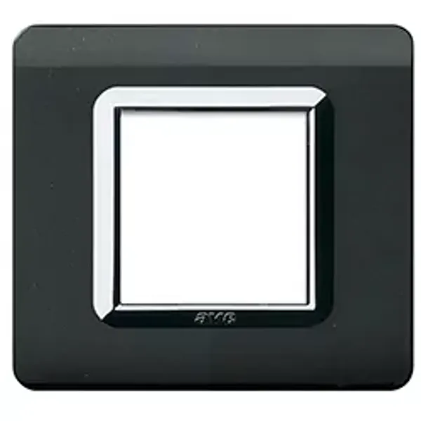 44 MOULDED FR.PLATE POLISH.BLACK 2M image 1