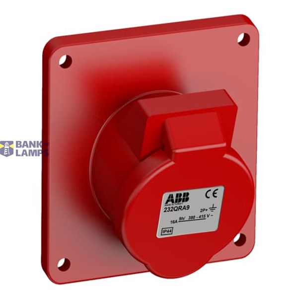 232QRA9 Panel mounted socket image 1