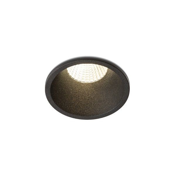 OWEN DIMM recessed black 230V LED 7W 45° IP54 3000K - 1800K image 1