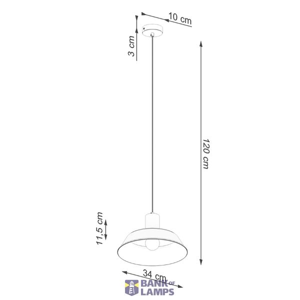 Pendant lamp FANO white image 12