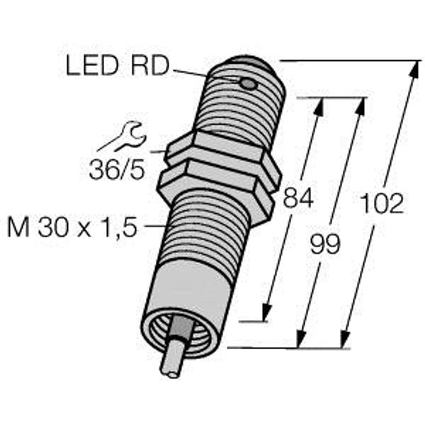 Photoelectric Sensor Opposed Mode Sensor (Receiver)   SM30PRLE image 1