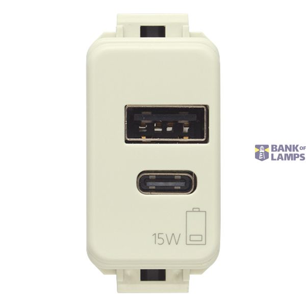 A+C-USB supply unit 5V 3A 15W 1M image 1