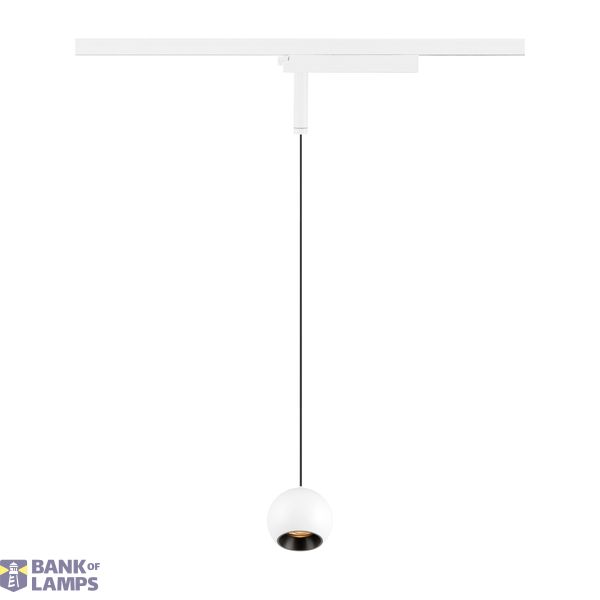 LIGHT EYE© 2.0, 1~ pendant light, 2700K, 30ø, wh/bl image 1