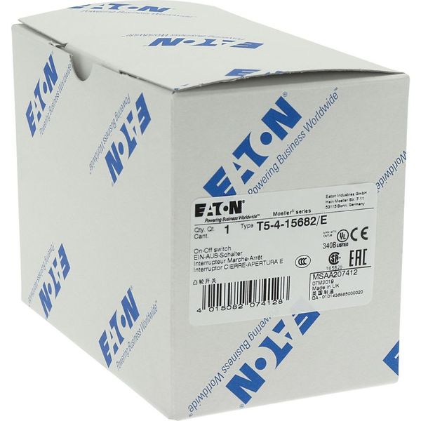 T5-4-15682/E On-Off switch, 6 pole + 1 N/O + 1 N/C, 100 A, 90 °, flush mounting image 27