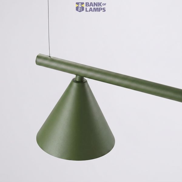 Chandelier NOX 4L olive green image 10
