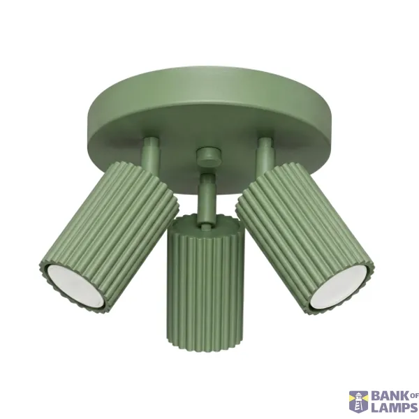 Ceiling lamp KARBON 3P sage image 1