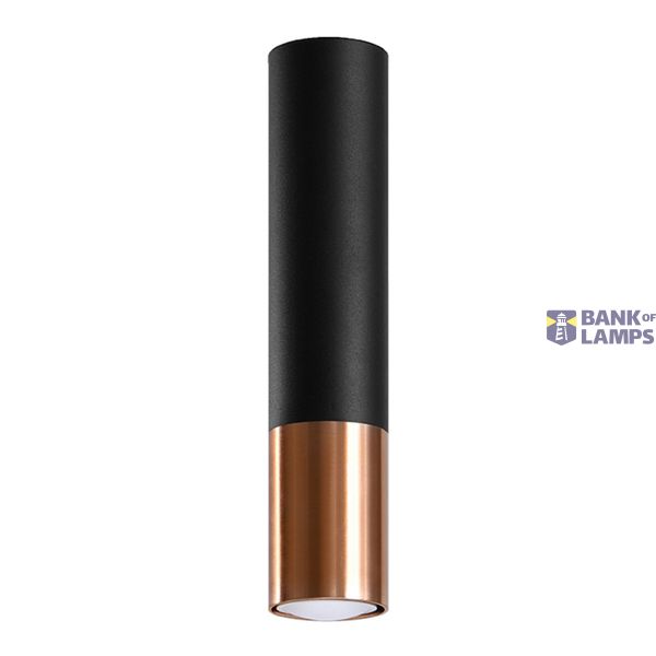 SPOT LOOPEZ BLACK/COPPER GU10 1X40W IP20 image 5