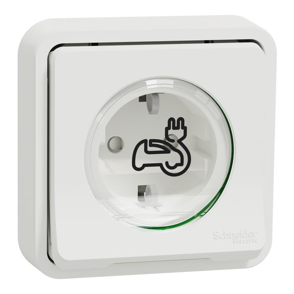 Mureva Styl Reinforced Recessed Socket White image 1