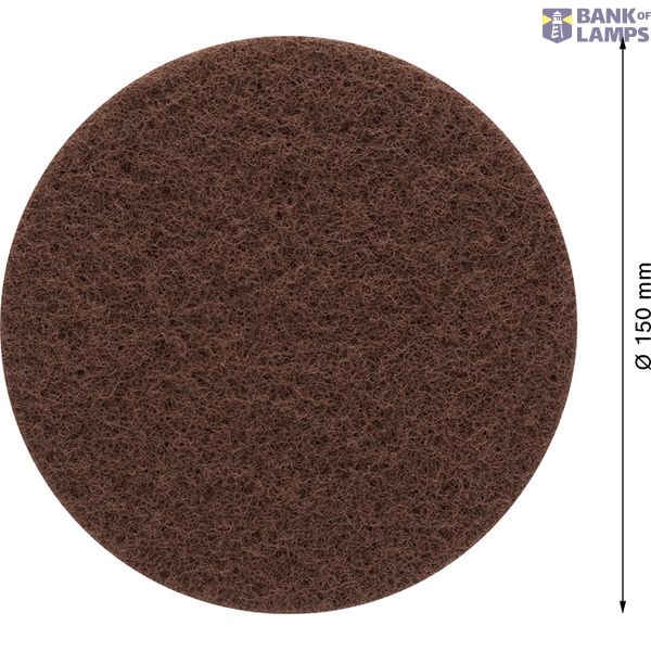 EXPERT N88 Fleece Disc for Random Orbital Sanders 15 mm, Medium, 5-pc image 2