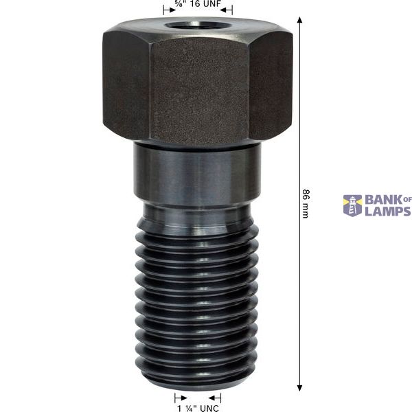 Adapter for diamond core cutters 5/8" 16 UNF, 1 1/4" UNC image 2