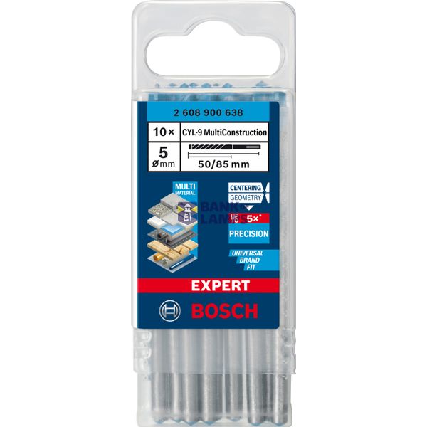 EXPERT CYL-9 MultiConstruction Drill Bit 5 x 5 x 85 mm, 1-pc image 2