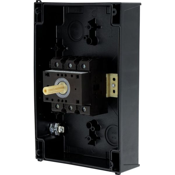 P3-63/I4/SVB-SW Main switch, P3, 63 A, surface mounting, 3 pole, STOP function, With black rotary handle and locking ring, Lockable in the 0 (Off) position image 28